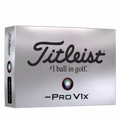 Titleist Unisex's Pro V1x Left Dash Golf Ball, White, One Size