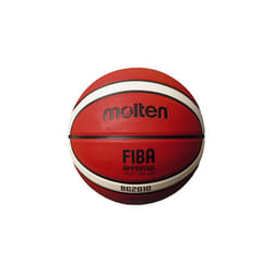 Molten BG2010 Basketball, Indoor/Outdoor, FIBA Approved, Premium Rubber, Deep Channel, Size 7, Orange/Ivory, Suitable For Boys age 14 & Adult