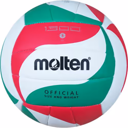 Molten 1300 Volleyball | Soft TPU Training Ball | Durable Thermoplastic Polyurethane with PVC Coating with Butyl Bladder | Of ...
