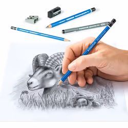 STAEDTLER 61 100 Design Journey Sketching Set - Mixed Set for Sketching Beginners (Pack of 12 Pieces)
