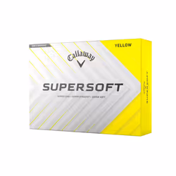 Callaway Golf Supersoft Golf Ball 2025, Yellow