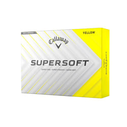 Callaway Golf Supersoft Golf Ball 2025, Yellow