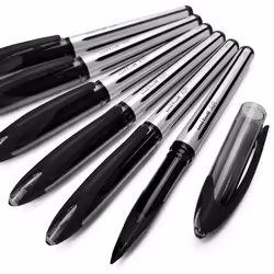 uni-ball AIR - 0.7mm Medium Rollerball - Box of 12 - Black - UBA-188-L