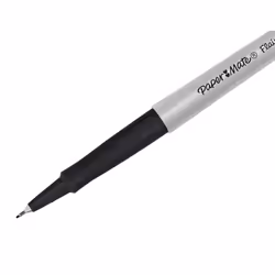 Paper Mate Flair Felt Tip Pens | Ultra Fine Point (0.4mm) | Black | 12 Count