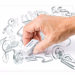 STAEDTLER 526 B30 Rasoplast Eraser, Latex & Phthalate-Free - Small Size 43 x 19 x 13 mm (Pack of 30)