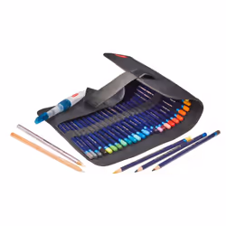 Derwent Pencil Wrap, Black, Accessories Ideal for Sketching and Drawing, Professional Quality Roll Up Pencil Case, Derwent Pe ...