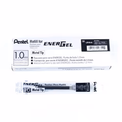 Pentel 1.0 mm Energel Refill - Black (pack of 12 Refills)