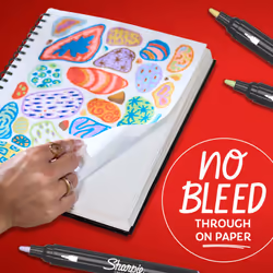 Sharpie Creative Marker Acrylic Paint Pens | Earth Tones | Water-Based Paint Markers | No-Bleed Ink Writes on Most Surfaces | Bullet Tip | School &