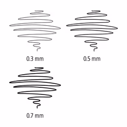 STAEDTLER 775 SC WP3 Mars Micro Mechanical Pencils - 0.3 mm, 0.5 mm, 0.7 mm (Pack of 3)