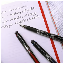 uni-ball UM-153S Gel Impact Broad Rollerball Pens - 1mm Nib, 0.6mm Line Width - Blue Ink (8)