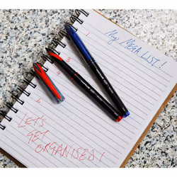 uni-ball UB-188-M Micro Air Rollerball Pens. Premium 0.5mm Nib for Super Smooth Handwriting. Writes Like a Fountain Pen. Fade and Water Resistant