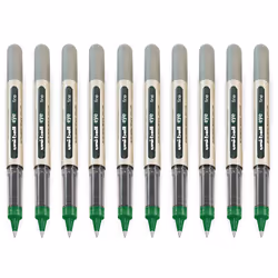 uni-ball EYE - UB-157 Rollerball Pens - 0.7mm Nib - Green - Pack of 10