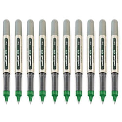 uni-ball EYE - UB-157 Rollerball Pens - 0.7mm Nib - Green - Pack of 10