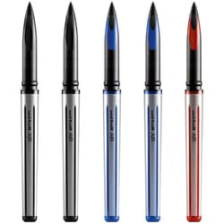 uni-ball AIR - 0.7mm Medium Rollerball - 5 Pack - 2 x Black, 2 x Blue, 1 x Red - UBA-188-L