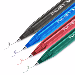 Paper Mate InkJoy 100RT Retractable Ballpoint Pens | Medium Point (1.0mm) | Red | 20 Count