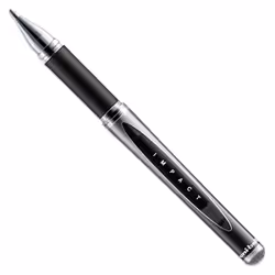 uni-ball Gel Impact Rollerball Pen Ball Point Pens - Broad 1mm Nib - Black, Blue and Red - Pack of 5