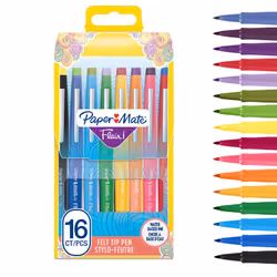 Paper Mate Flair Felt Tip Pens | Medium Point (0.7 mm) Marker Pens | Assorted Colouring Pens | For Kids & Adult Colouring, Jo ...