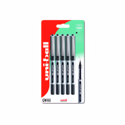 uni-ball UB-150 Eye Black Rollerball Pens. Premium Micro 0.5mm Ballpoint Tip for Super Smooth Handwriting, Drawing, Art, Craf ...