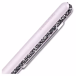 Swarovski Shimmer Ballpoint Pen, Black Ink with Pink Crystal Rocks and Rose Gold Tone Plating, from the Crystal Shimmer Collection
