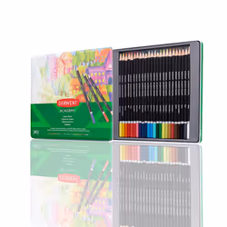 Derwent Academy Colouring Pencils, Set of 24 in Tin Box, Blendable Multicolour Artist?s Pencils, Ideal for Colouring, Drawing ...
