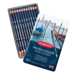 Derwent Watercolour Pencils, Painting & Drawing, Set Of 12, Ideal For Blending & Layering, Professional Quality, 32881