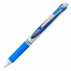 Pentel Energel XM Retractable Gel Pen with 0.7 mm Tip, 0.35 mm Line Width - Blue, Pack of 12
