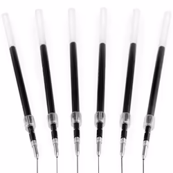 Uni-Ball Jetstream SXN-210 Retractable Pen Refills - 1.0mm Nib - Gel Ink - Black Ink - Pack of 6