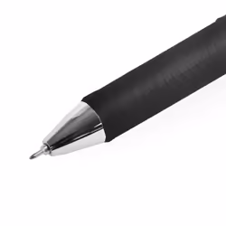 Pentel Energel BLN75 Retractable Gel Ink Rollerball Pen - 0.5mm - 54% Recycled (Black Pack of 6)