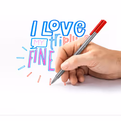 STAEDTLER 334 C36 Triplus Fineliner Superfine Pen, 0.3mm Line Width - Assorted Colours (Pack of 36)
