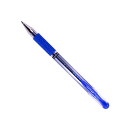 Uni-Ball UM151S Rollerball Pens Grip 0.7 mm Tip 0.5 mm Stroke Width (12 per pack) - Blue