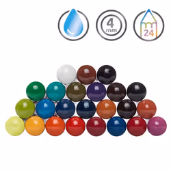 Derwent Inktense Permanent Watercolour Pencils, Set of 24 in a Tin, 4mm Premium Core, Water-Soluble, Ideal for Colouring, Painting and Crafting,