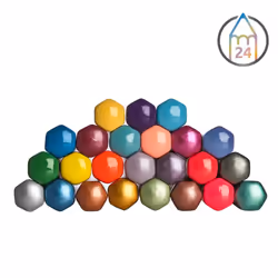 Derwent Academy Trend Colour Wooden Gift Box, 27 Piece Art Set with Colouring Pencils, Pastels & Accessories, Ideal Collection for Drawing, Sketching