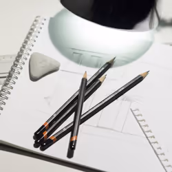 Derwent 34202 Graphic Full Set Graphite Drawing Pencils, Professional Quality, Black ,Set of 24