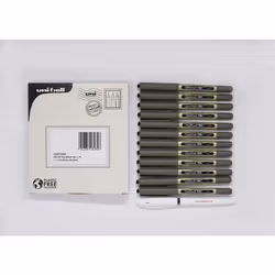 uni-ball UB-157 Eye Rollerball Pens. Premium Fine 0.7mm Ballpoint Tip for Super Smooth Writing, Drawing and Colouring. Fade a ...