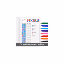 Pentel Energel-BL107-BX Tip Retractable Pen, 0.7 mm - Red (Pack of 12)