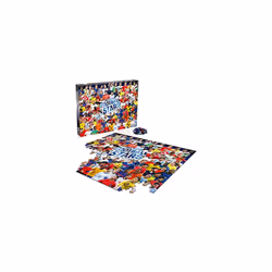 Winning Moves World Football Stars 1000 Piece Jigsaw Puzzle Game, Piece together football players including Harry Kane, Pele, Maradona, Lucy Bronze