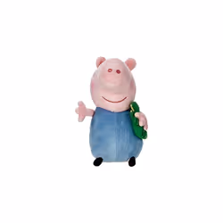 TY George Pig 25 cm Soft Plush Toy Stuffed Teddy for Kids Baby Cuddly Collectible Plush Official Peppa Pig Merchandise Gift for Girls and Boys