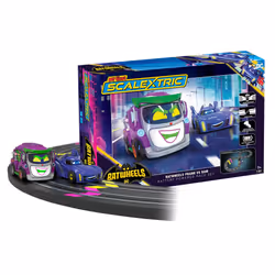 My First Scalextric Racing Track Sets for Kids Ages 3+ - G1187M Batwheels Prank vs Bam Battery Micro Race Car Set, Toy Cars R ...