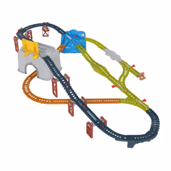 Thomas & Friends Toy Train Tracks Set, Connect & Build Bucket, 34-Piece Expansion Pack for Diecast & Motorized Trains, Kids A ...