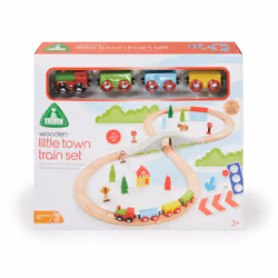 ELC Wooden Train Set & Little Town For Children From 3 Years Toddler Play Toys Wooden Train Track Accessories Early Learning Centre