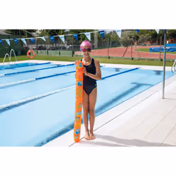 Zoggs Unisex-Youth Zoggy Inflatable Noodle, Orange, 115 cm