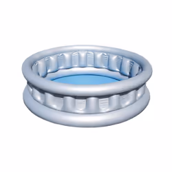Bestway Spaceship Paddling Pool Kiddie Swimming Pool, Inflatable Above Ground Pool, Outdoor Garden Pool, 1.52m x 43cm, Grey