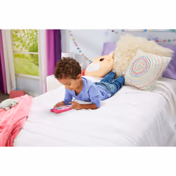 VTech Gabby's Dollhouse A Meow-Zing Phone, Official Gabby's Dollhouse Toy, Interactive Role Play Phone, Toy Phone with Voice Activation, Ringtones &