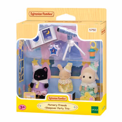 Sylvanian Families - 5750 Nursery Friends - Sleepover Party Trio - Dollhouse Playsets