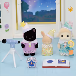 Sylvanian Families - 5750 Nursery Friends - Sleepover Party Trio - Dollhouse Playsets