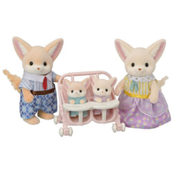 Sylvanian Families Fennec Fox Family - dollhouse playset 5696, Flesh