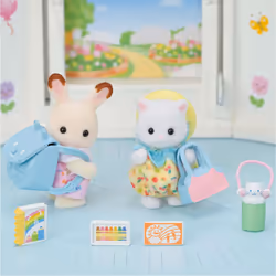 Sylvanian Families - 5747 Nursery Friends - Walk Along Duo - Dollhouse Playsets