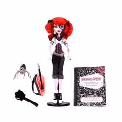 Monster High Boo-riginal Creeproduction Doll, Operetta Collectible Reproduction with Doll Stand, Diary, and Pet Spider Memphis ?Daddy O? Longlegs,