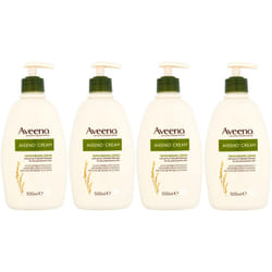 Aveeno Moisturising Cream 500ml - Pack of 4