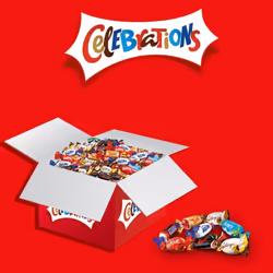 Celebrations Milk Chocolates Gift Bulk Box (Maltesers, Galaxy, Snickers & More), 2.4kg (2 Pack)